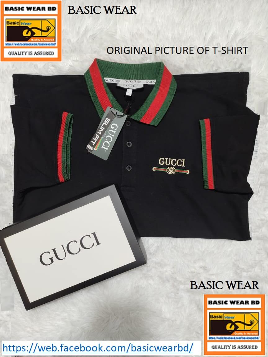 Gucci Polo Shirt Mens Super Premium Half Sleeve